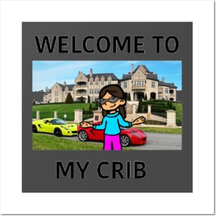 Nina’s Room “Welcome to my crib” Posters and Art